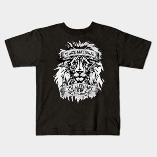 The Elephant Would Be King Jiu Jitsu Kids T-Shirt